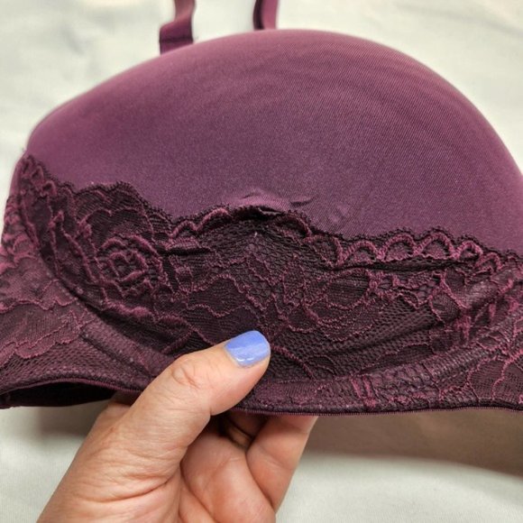 Torrid Curvy Padded Push Up Bra Purple Size 40DDD, 46F - Picture 1 of 8